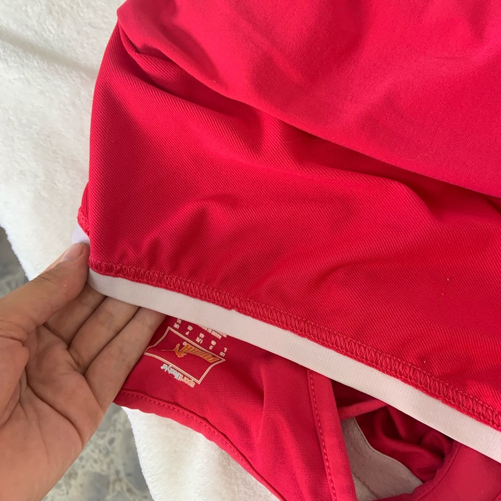 Puma Athlethic Tank Top L Racerback Built In Bra - Picture 8 of 12